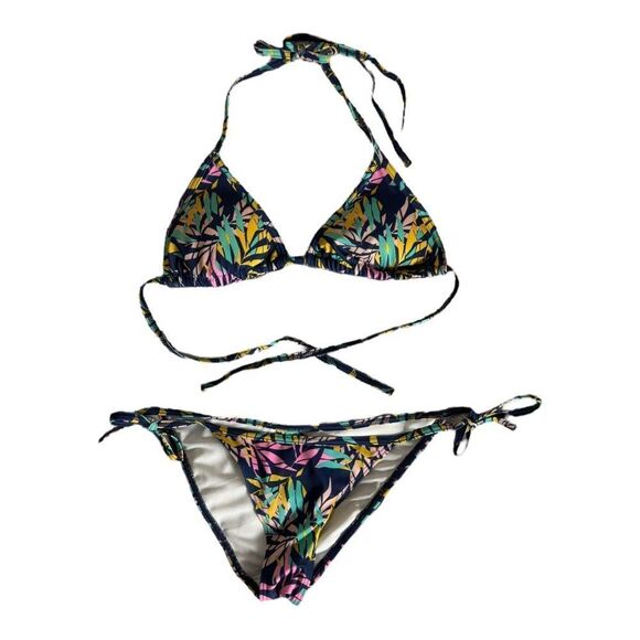 Decathlon SZ S Olaian tropical print bikini NWOT - Picture 1 of 7